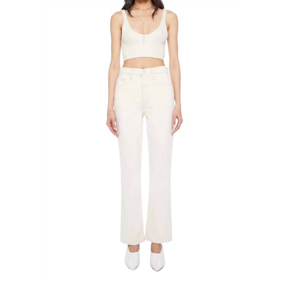 NEW MOTHER scooter skimp jeans in natural selection
